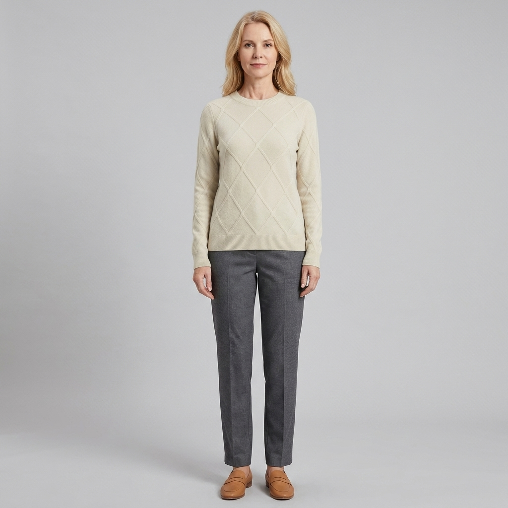Cashmere-blend jumper with a soft knit finish, view 9