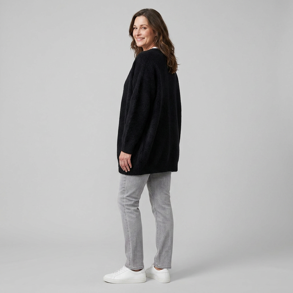 Relaxed-fit knit jacket, view 4