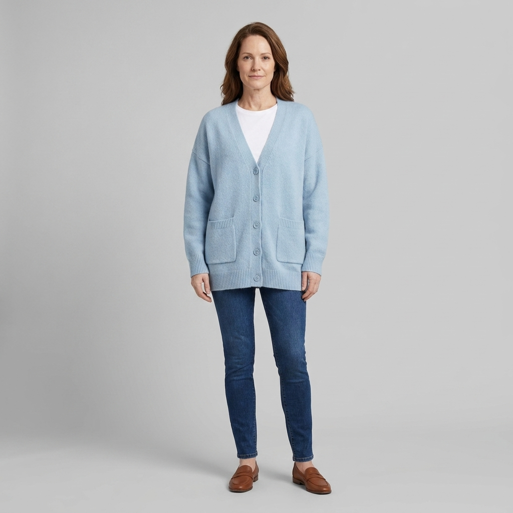 Long sleeve knit cardigan, view 13