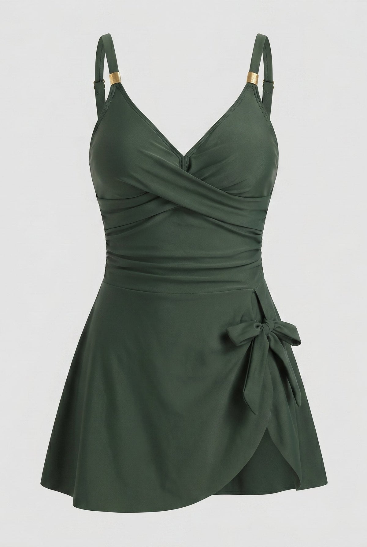 One-piece swimsuit with a tummy control panel, view 5