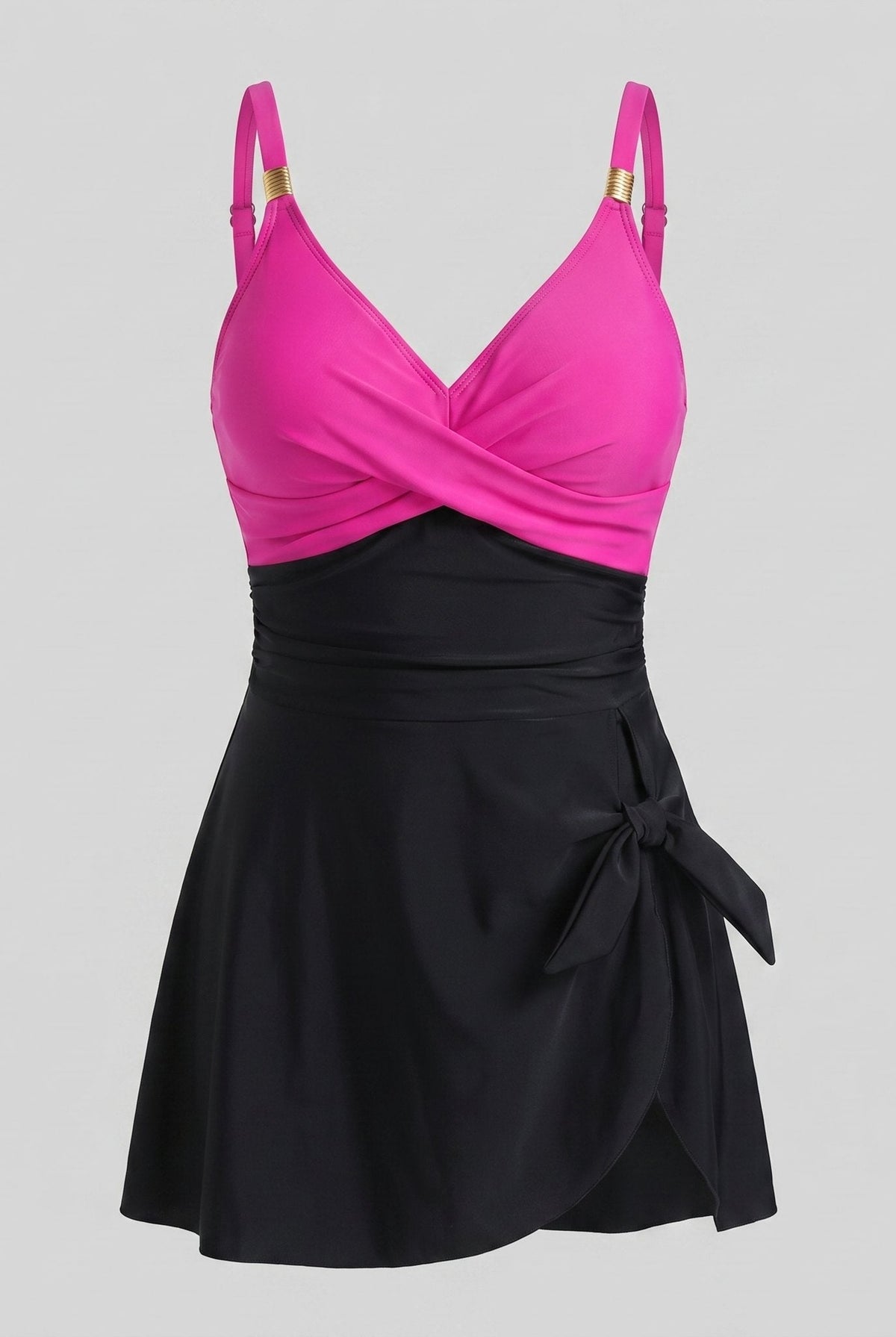 One-piece swimsuit with a tummy control panel, view 7