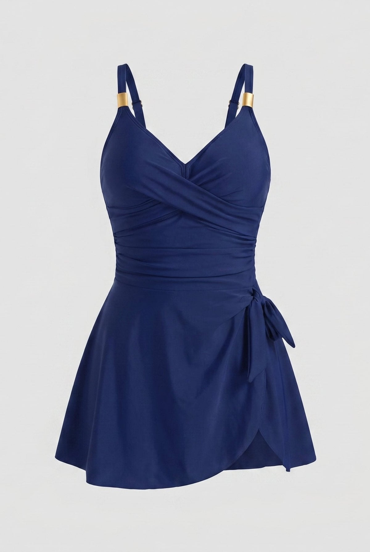 One-piece swimsuit with a tummy control panel, view 9