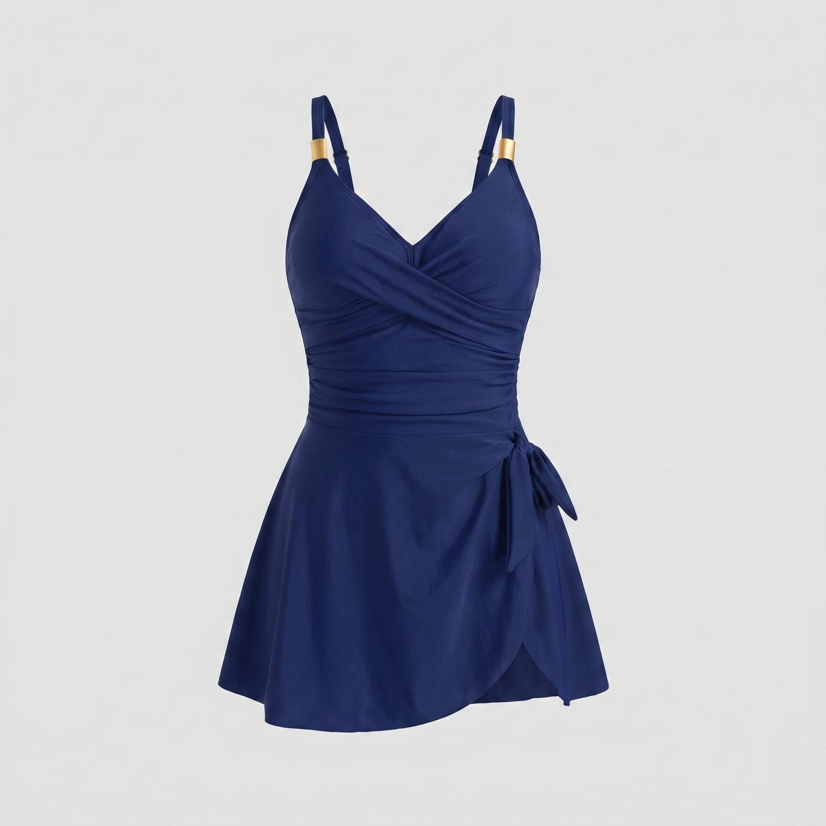 One-piece swimsuit with a tummy control panel, view 9