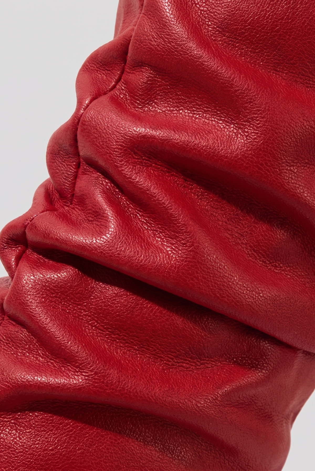 Knee-high slouch boots in a suede-touch finish with a block heel, view 6