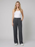 Abbi Work Trousers | Wide-Leg, High Waist, Breathable Fabric 7