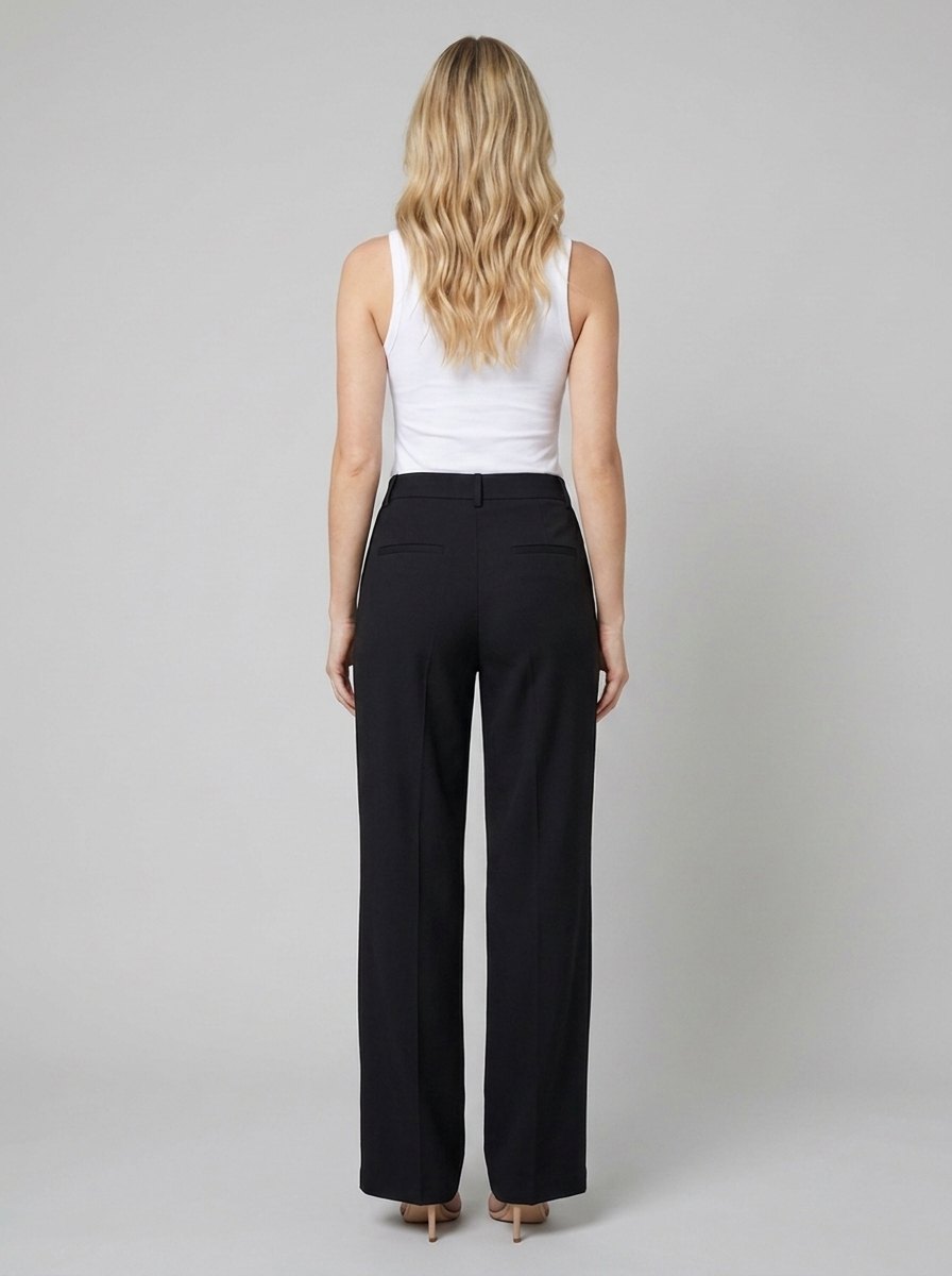 Abbi Work Trousers | Wide-Leg, High Waist, Breathable Fabric 8