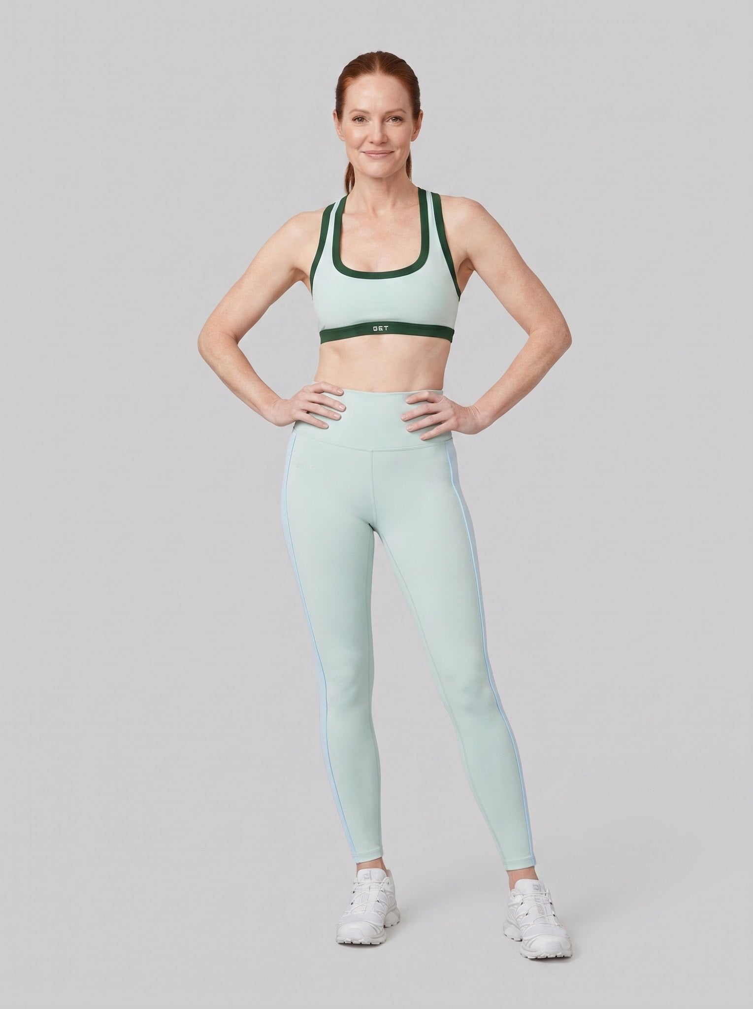 Aeraline Stripe Leggings | Breathable, Medium Compression, High-Rise 1