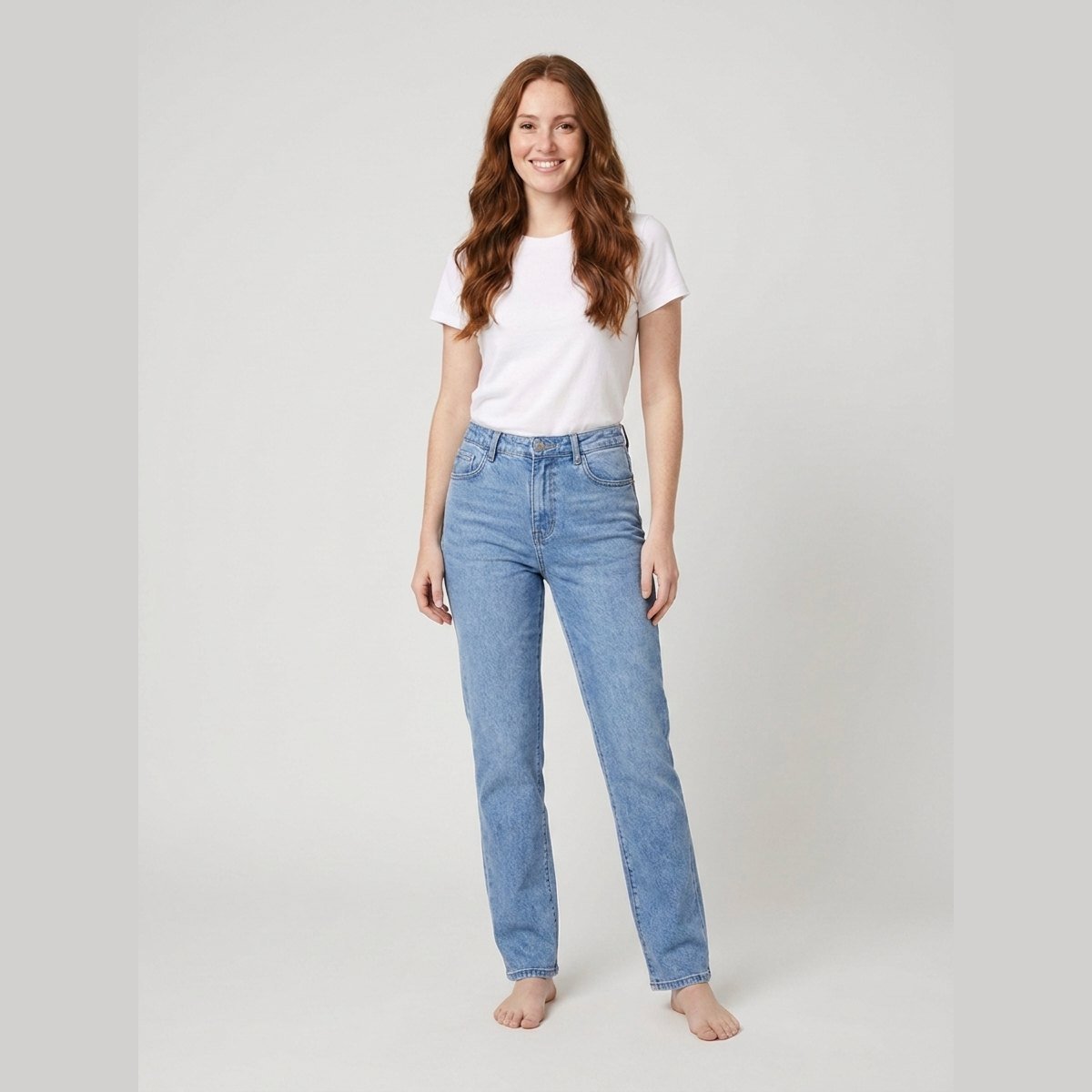 Aero Straight-Leg Jeans | High-Rise Denim, Comfortable Fit 0