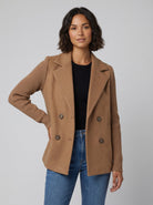 Alina Blazer | Elegant Tailored Fit with Knit Sleeves 3