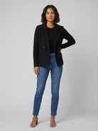 Alina Blazer | Elegant Tailored Fit with Knit Sleeves 5