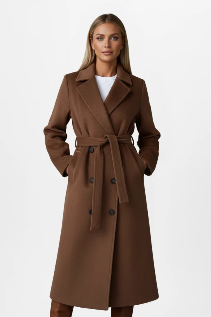 Amelia | Women's Double-Breasted Coat | Belted 6