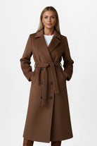 Amelia | Women's Double-Breasted Coat | Belted 6