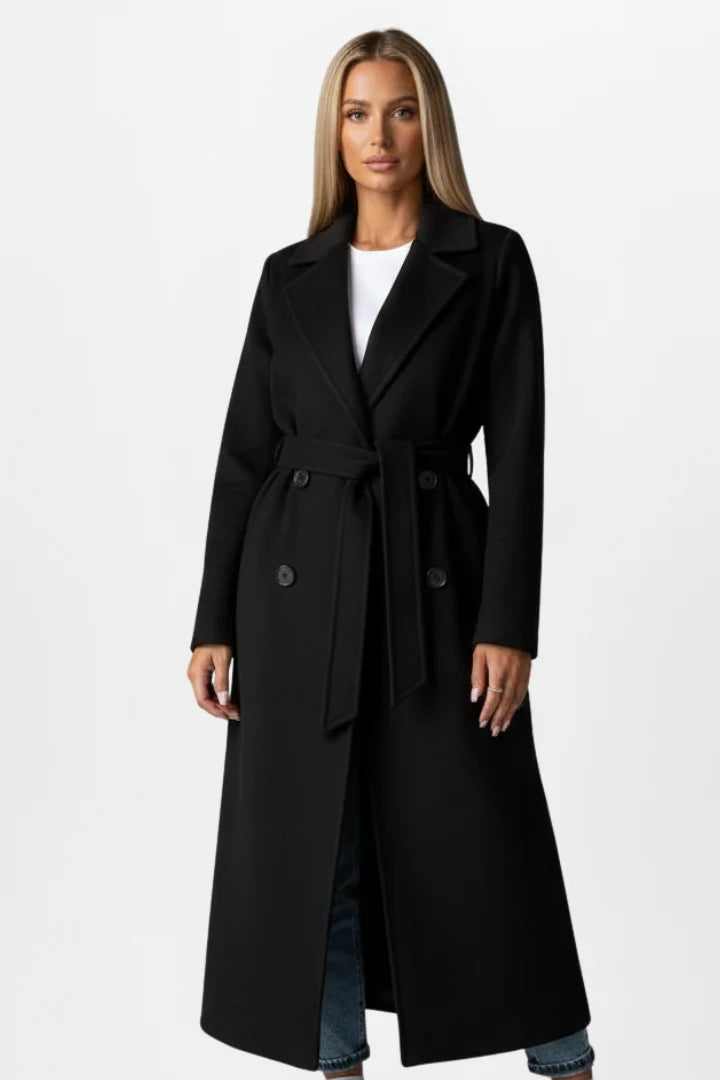 Amelia | Women's Double-Breasted Coat | Belted 7