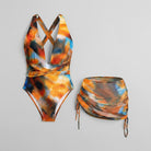 Aqua 2 Piece Swimsuit | Comfortable Jersey Blend, Slim Fit 0