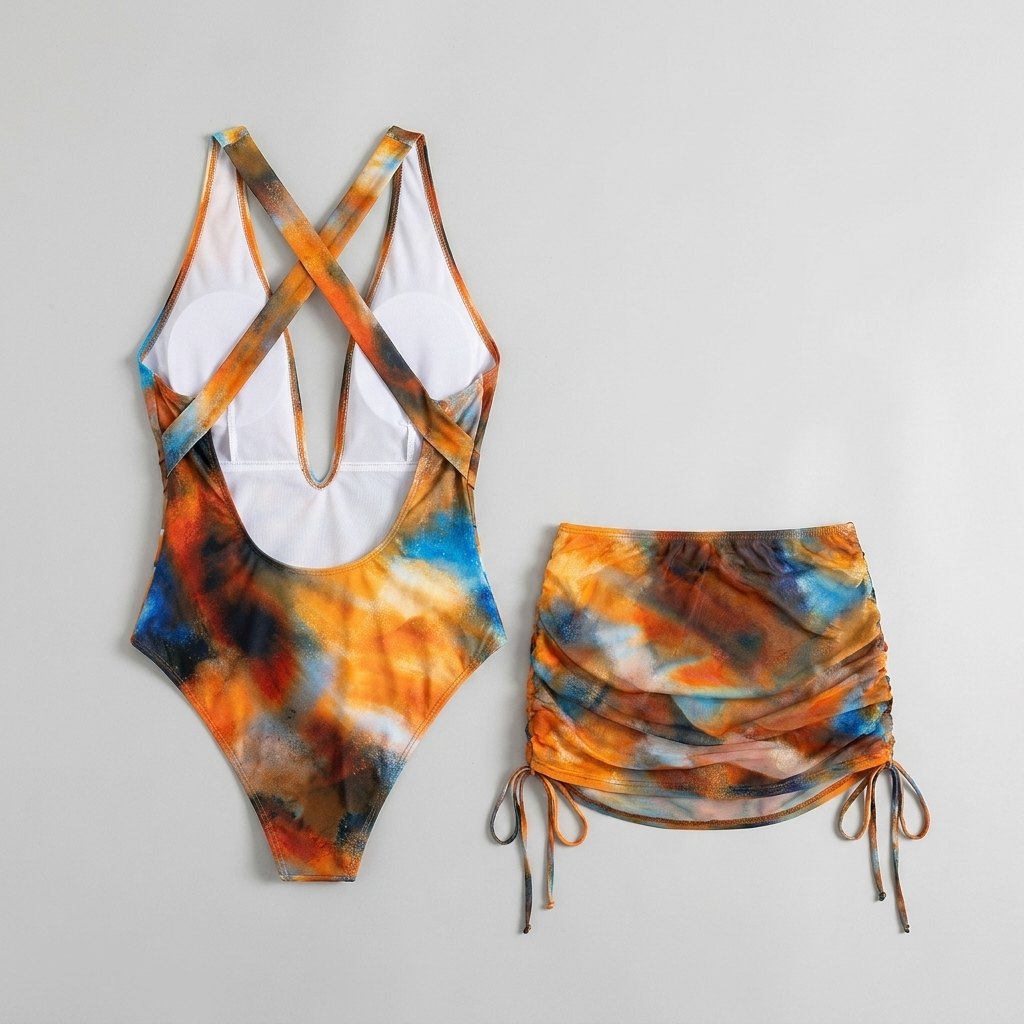 Aqua 2 Piece Swimsuit | Comfortable Jersey Blend, Slim Fit 1