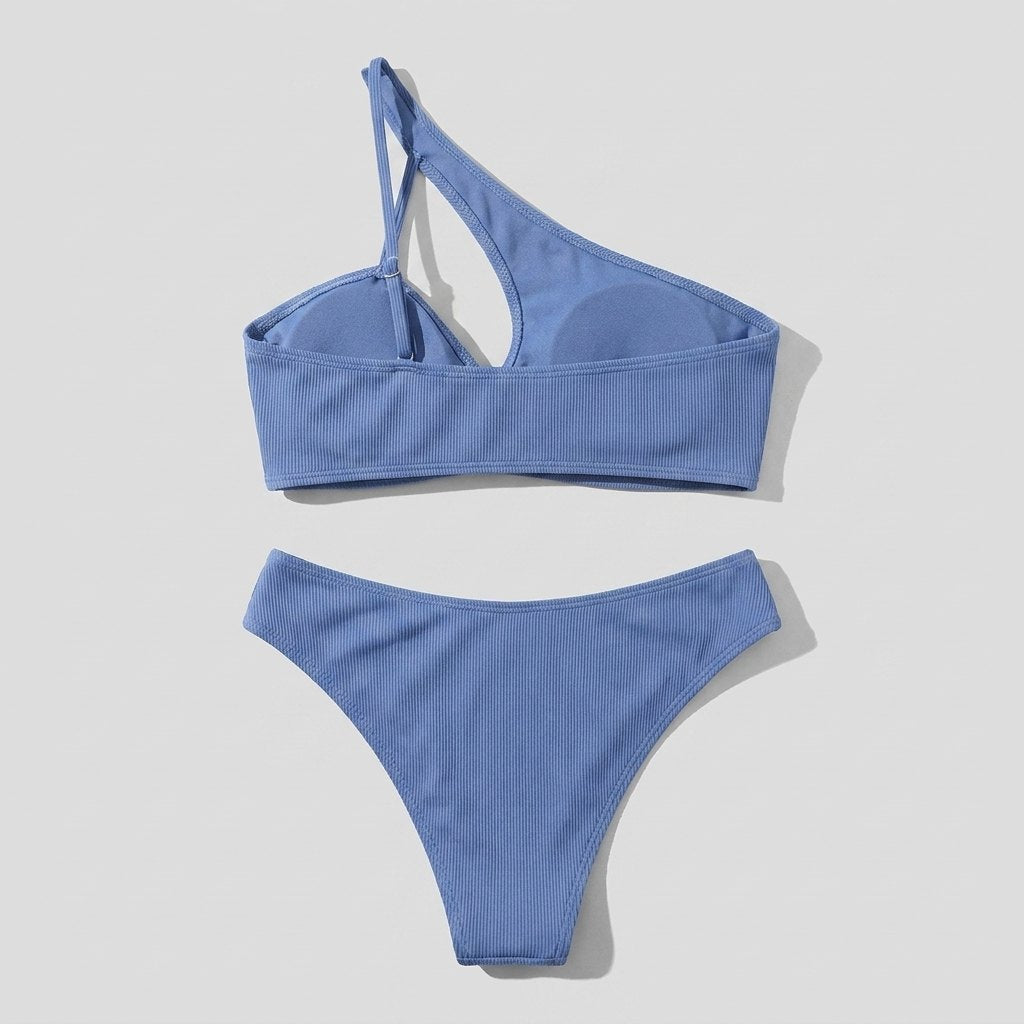 Aqua Bikini Set | Slim Fit, Smooth Polyester Blend 3