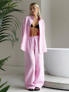 Aqua Resort Set | Lightweight Cotton Two-Piece Resort Wear for Women 12