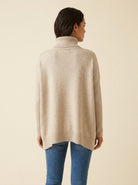 Astra High Neck Sweater | Soft Knit, Draped Silhouette for Women 5