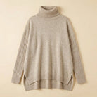 Astra High Neck Sweater | Soft Knit, Draped Silhouette for Women 6