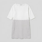 Aurelia Linen Dress | Color-Block, Relaxed Fit, Knee-Length Summer Dress for Women 2