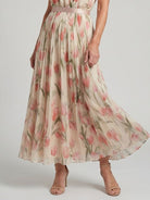 Aurelle Floral Midi Dress | Lightweight Halter Neck, Perfect for Summer Weddings 4