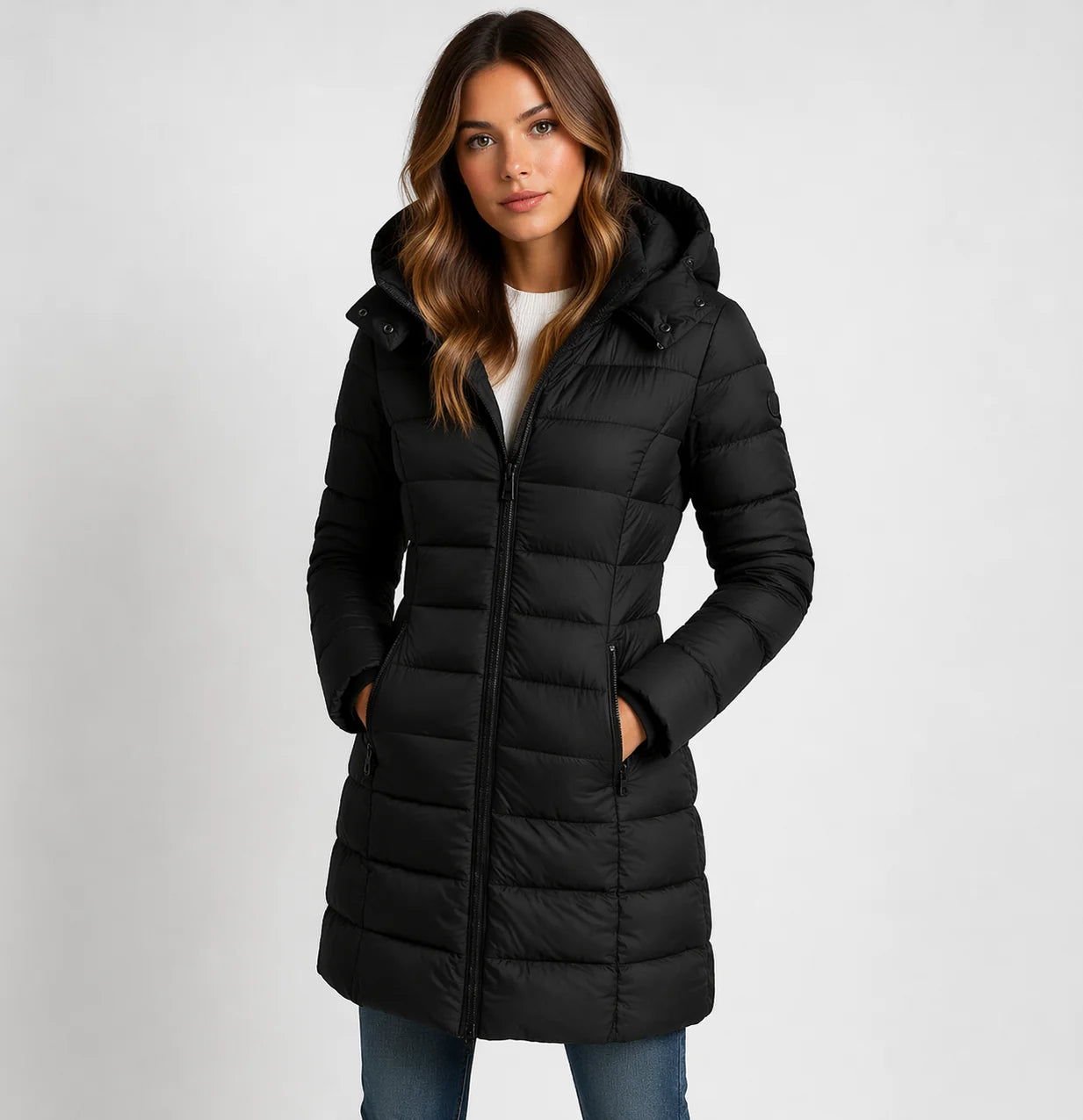 Aurora | Women's Longline Puffer Jacket | Hooded 0