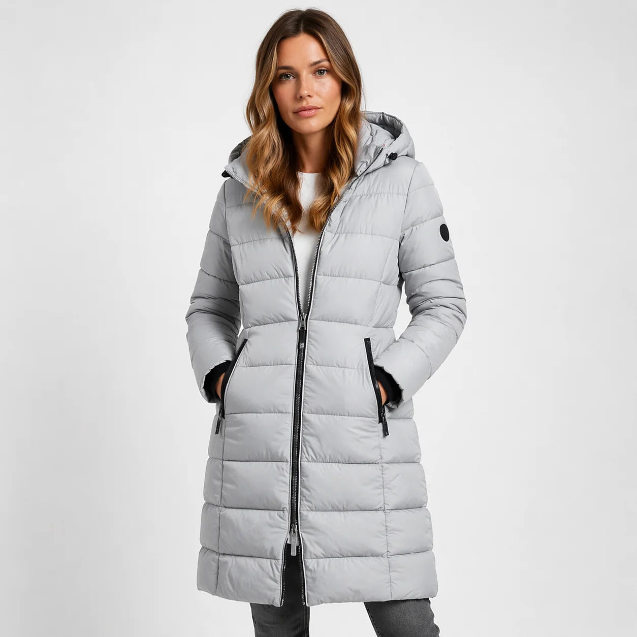 Aurora | Women's Longline Puffer Jacket | Hooded 1