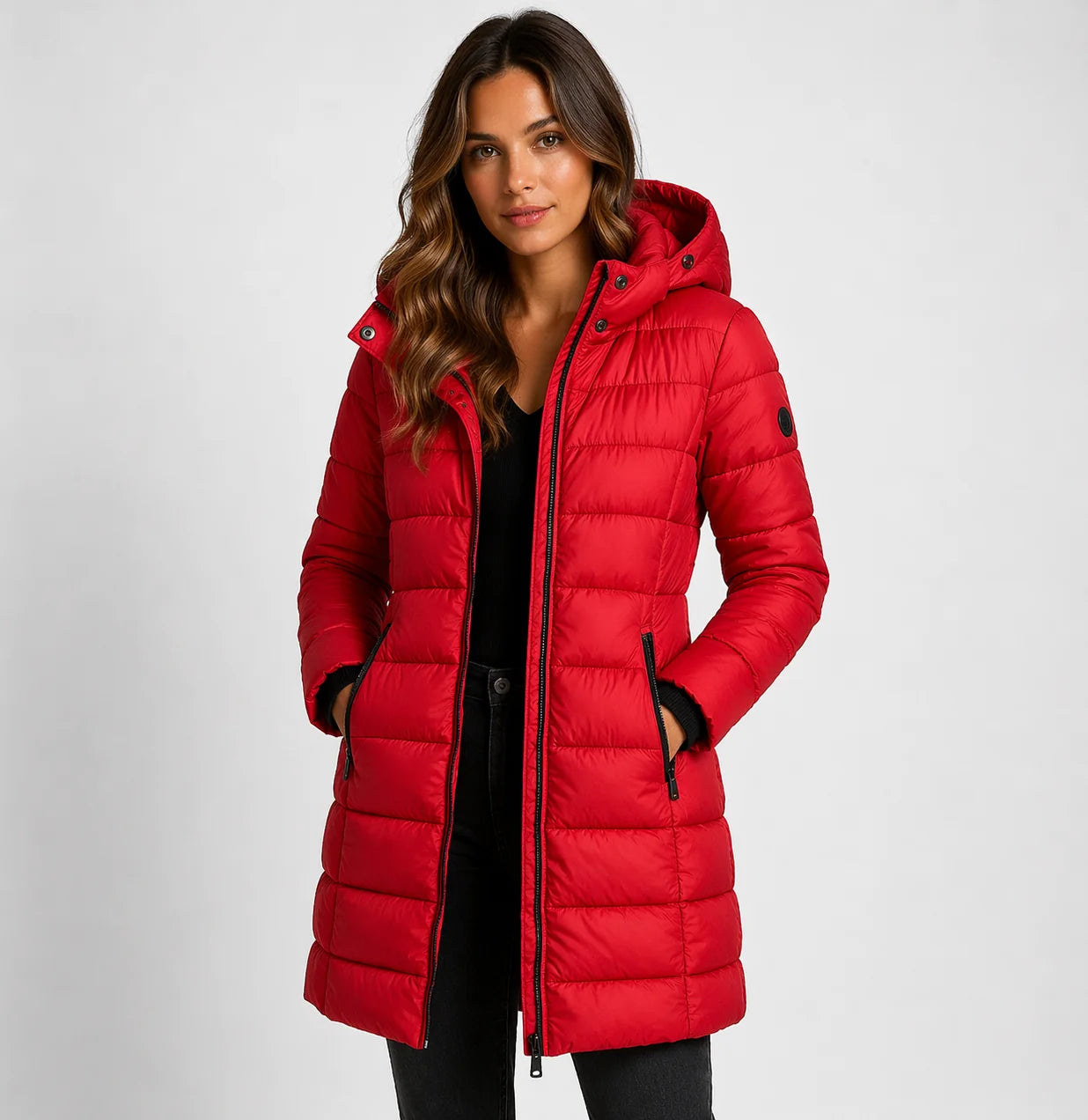 Aurora | Women's Longline Puffer Jacket | Hooded 4