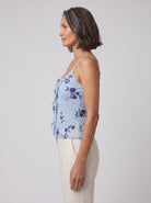 Ava Floral Cami Top | Fitted, Frill Detail, Perfect for Going Out 2