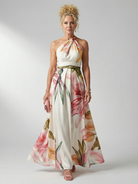 Ava Floral Maxi Dress | Lightweight, Sleeveless Halter for Summer 0