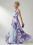 Ava Floral Maxi Dress | Lightweight, Sleeveless Halter for Summer 5