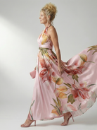 Ava Floral Maxi Dress | Lightweight, Sleeveless Halter for Summer 8