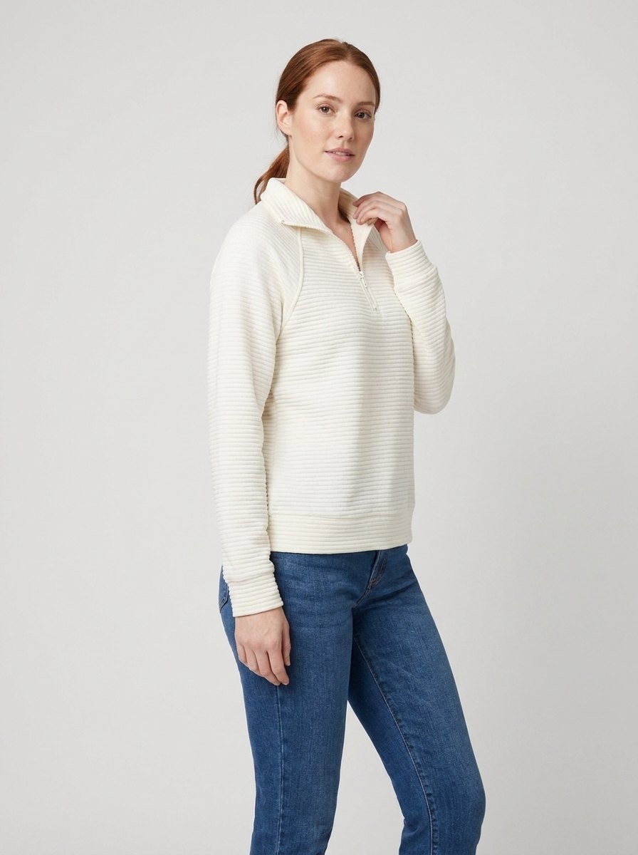 Ava Half-Zip Pullover | Soft Fabric, Flattering Fit 1
