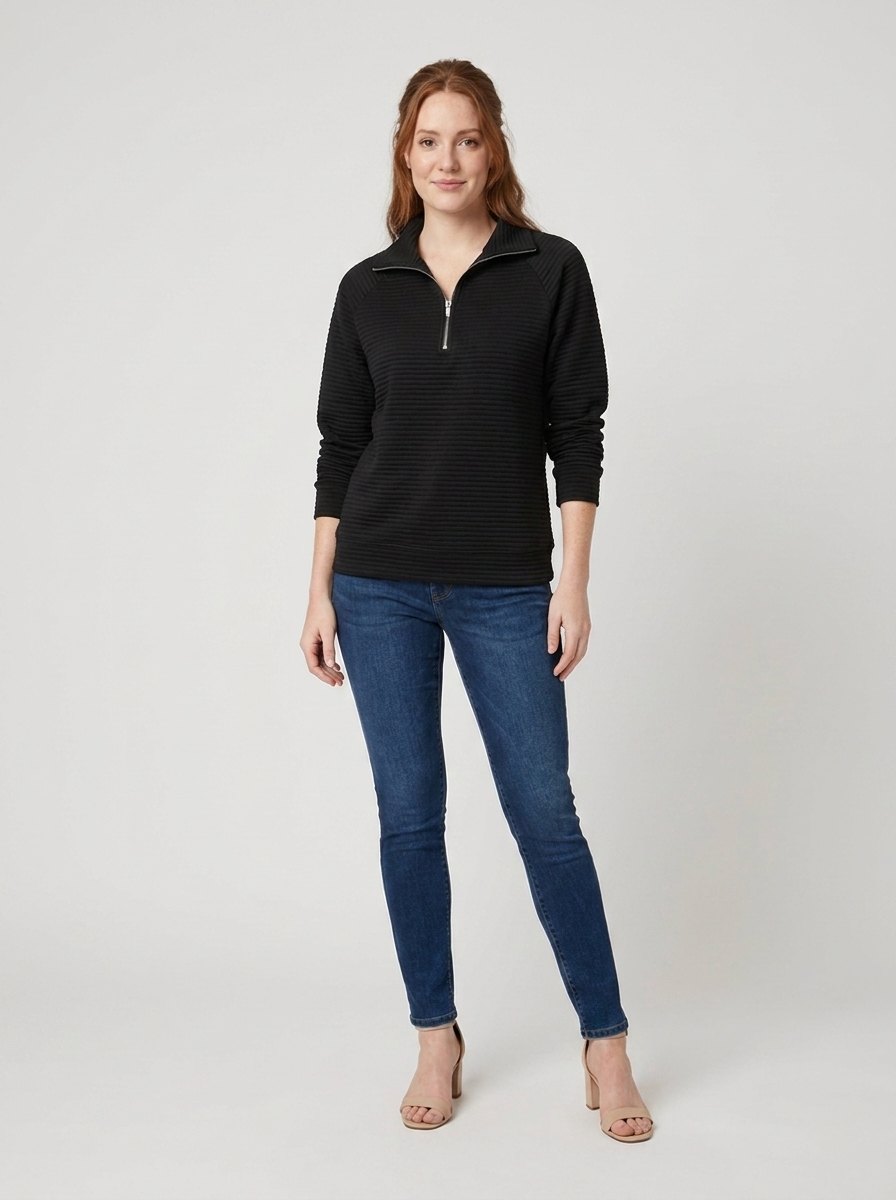 Ava Half-Zip Pullover | Soft Fabric, Flattering Fit 3