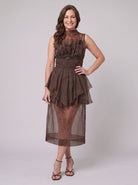 Aveline Maxi Dress | One Shoulder, Ruffled Tiered Design for Women 1