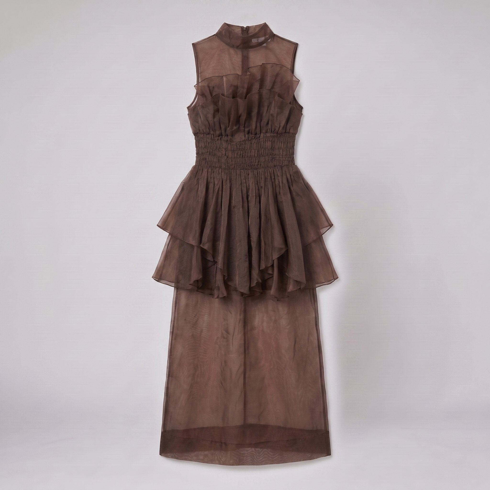 Aveline Maxi Dress | One Shoulder, Ruffled Tiered Design for Women 4