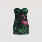 Aveline Mini Dress | Strapless, Beaded Mesh, Bodycon Fit 4