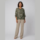 Aveline Ruffle Blouse | Cotton-Linen Blend Plus Size Top 10
