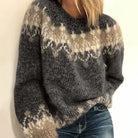 Aveline Womens Sweater | Mohair-Blend, Ribbed Cuffs, Soft Texture 0