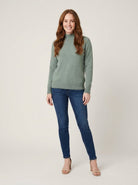 Avery Cashmere Sweater | High Neck Ribbed Knit for Women 3