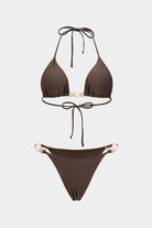 Bella Bikini Set | Modern Jersey Fabric, Tie-Up Design 0