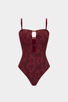Bella One Piece Swimsuit | Textured Polyester Blend, Slim Fit 1