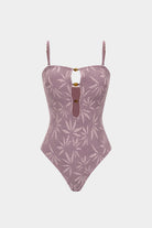Bella One Piece Swimsuit | Textured Polyester Blend, Slim Fit 3