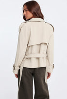 Belted Double-Breasted Trench Jacket 3