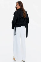 Belted Double-Breasted Trench Jacket 7