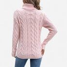 Blythe Cable-Knit Sweater for Women | Longline Fit, Chunky Knit 2
