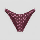 Blythe Thong Bikini Bottom | High Leg, Black Nylon-Elastane Blend 0