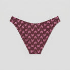 Blythe Thong Bikini Bottom | High Leg, Black Nylon-Elastane Blend 1