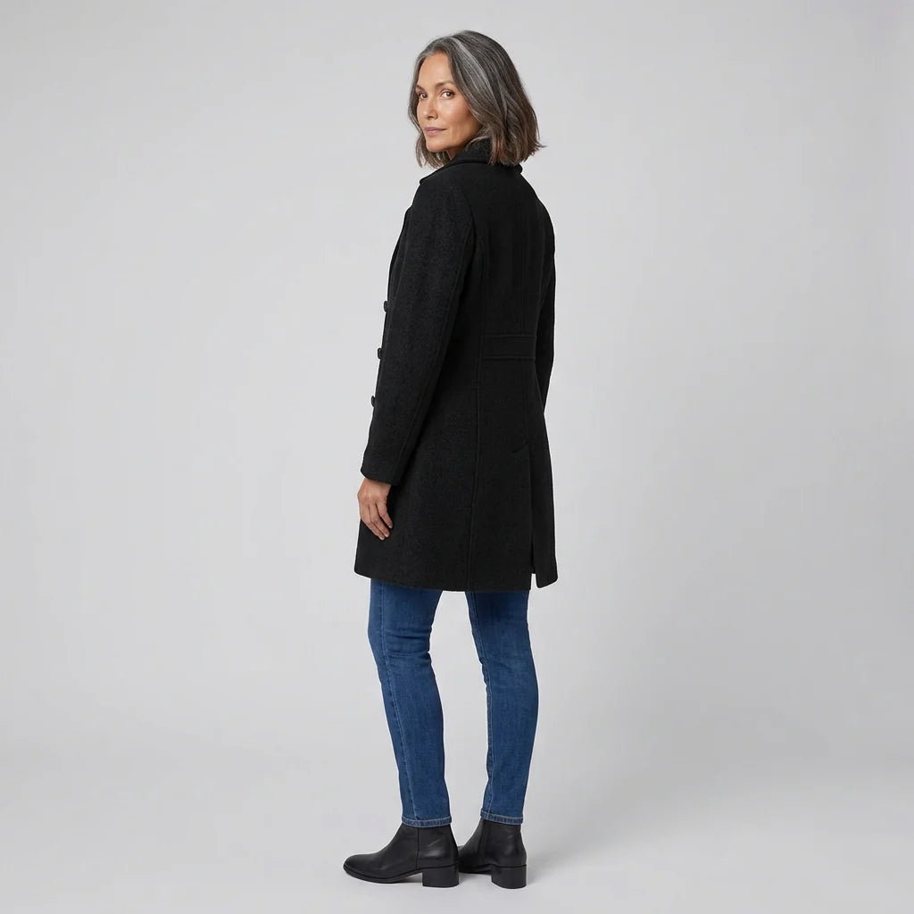 Blythe Women's Coat | Lightweight, Single-Breasted, Notch Lapel, Deep Pockets 3