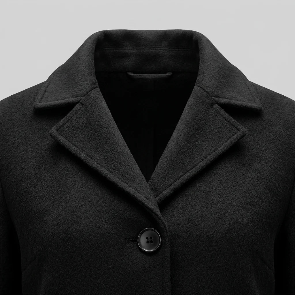 Blythe Women's Coat | Lightweight, Single-Breasted, Notch Lapel, Deep Pockets 5